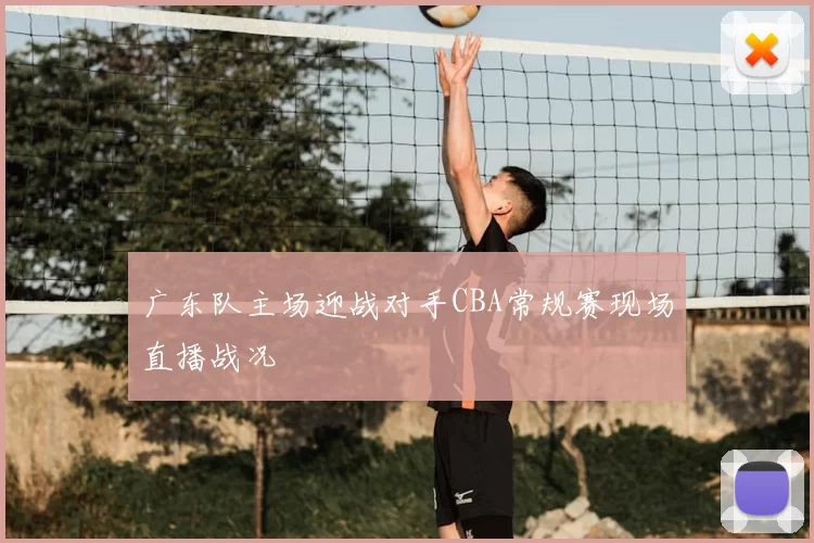 广东队主场迎战对手CBA常规赛现场直播战况