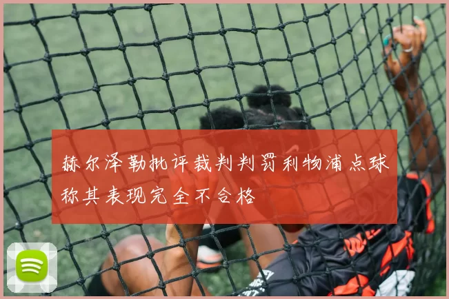 赫尔泽勒批评裁判判罚利物浦点球称其表现完全不合格