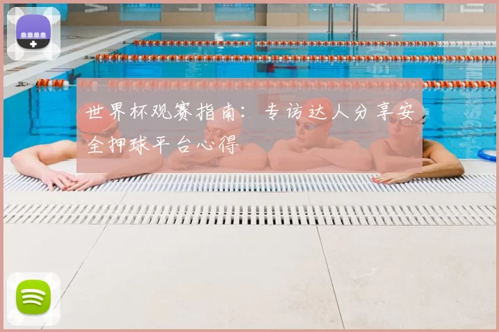 世界杯观赛指南:专访达人分享安全押球平台心得